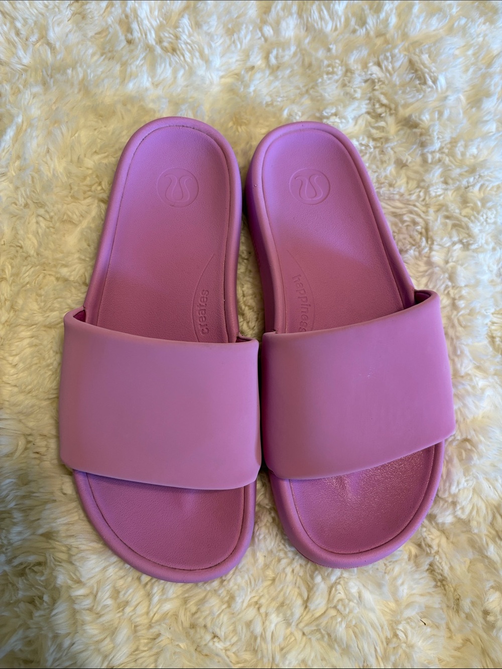 lululemon athletica Women's Restfeel Slide Sandals in Lavender/Pink - Picture 2 of 5